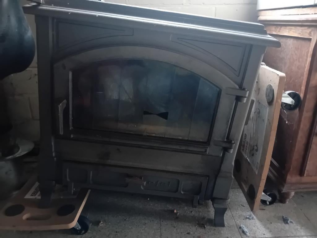 Houtkachel, Ophalen, Gebruikt, Vrijstaand, Hout