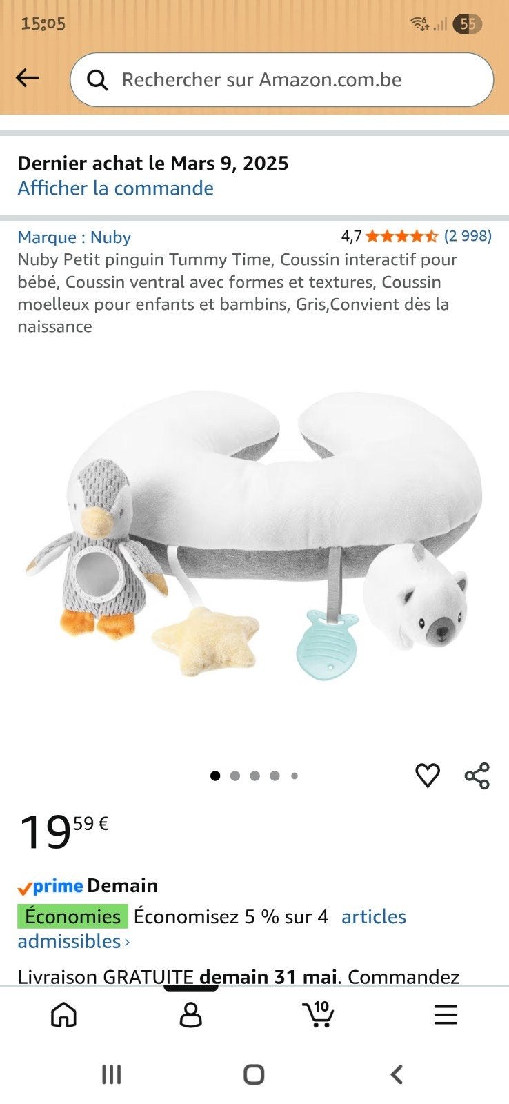 Coussin de jeux