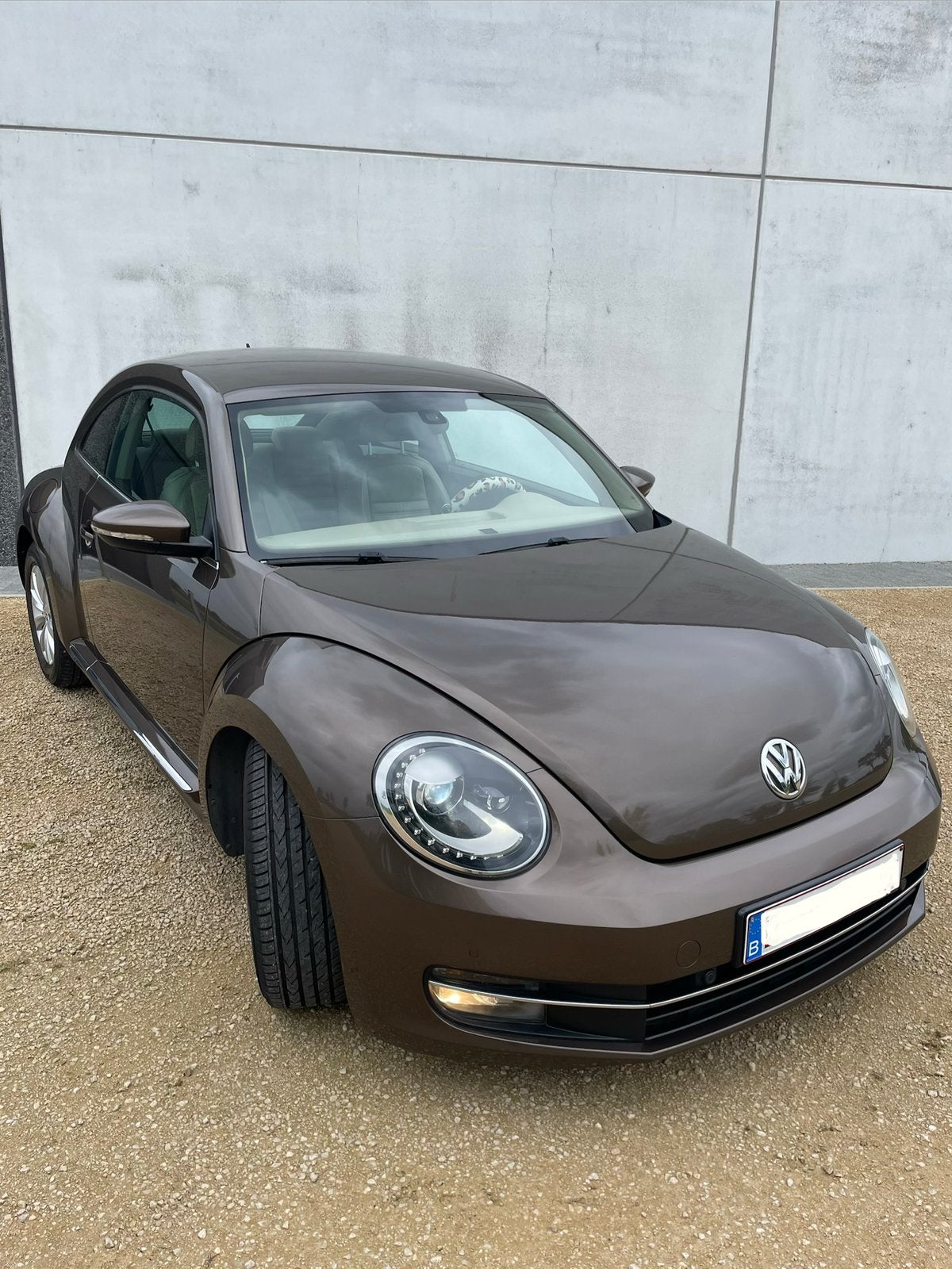 Volkswagen Beetle 2013 bruin, beige interieur, benzine, Auto's, Volkswagen, Particulier, Beetle (Kever), Airbags, Airconditioning