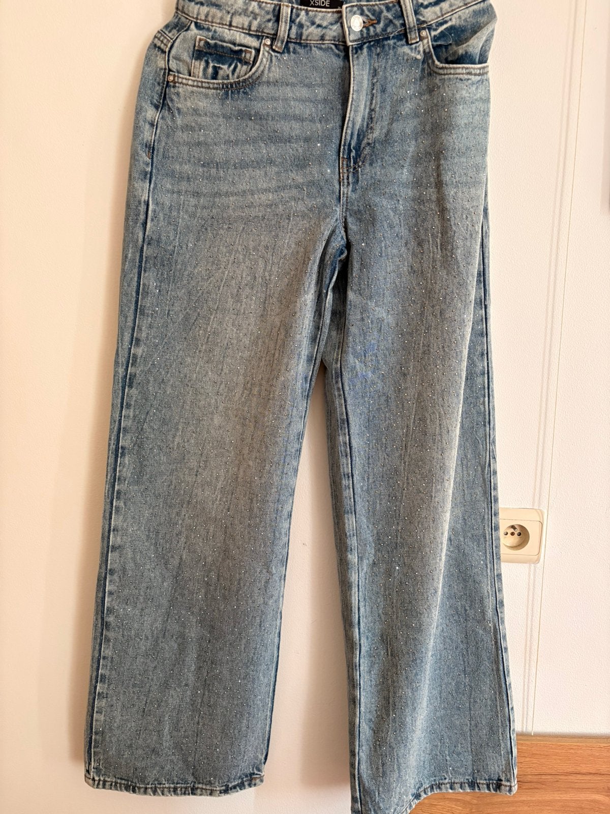 Jeansbroek dames, Ophalen, Zo goed als nieuw, Blauw, W30 - W32 (confectie 38/40)