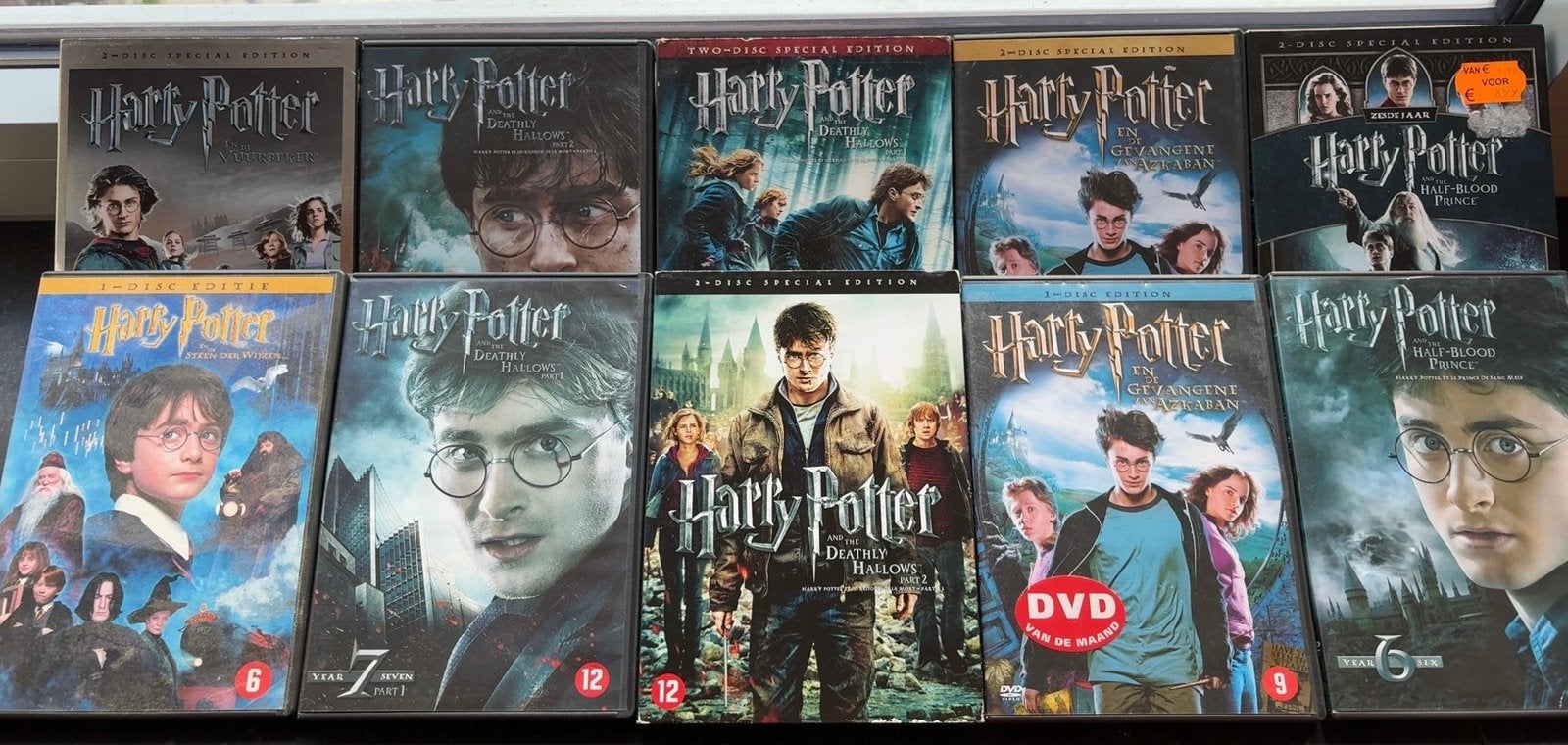 Harry Potter dvd’s, Ophalen of Verzenden, Zo goed als nieuw