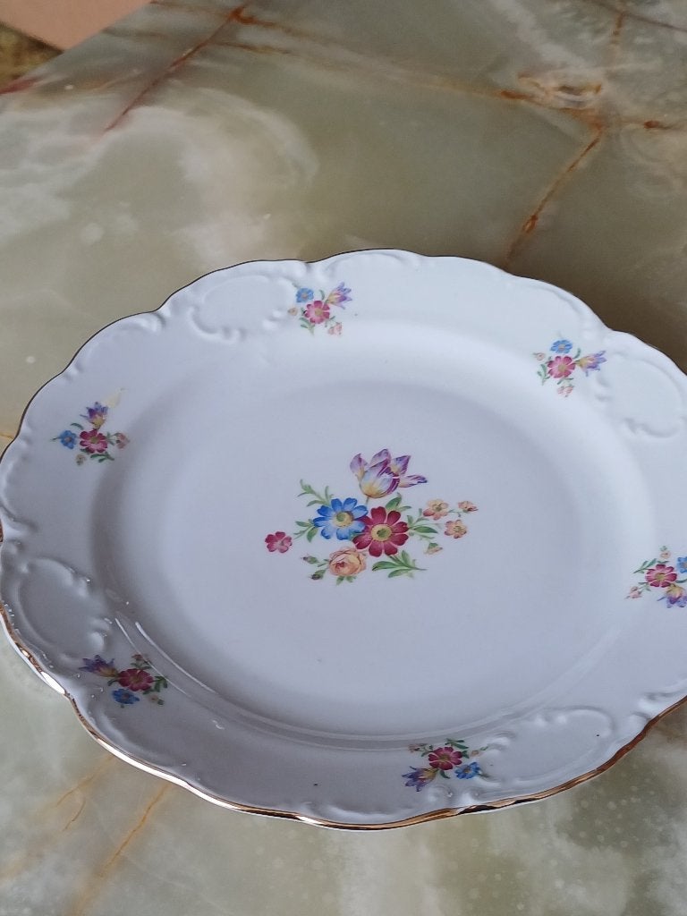Compleet Eetservies Johann Seltmann Vohenstrauß "Elly", Service complet, Vintage, Comme neuf, Enlèvement