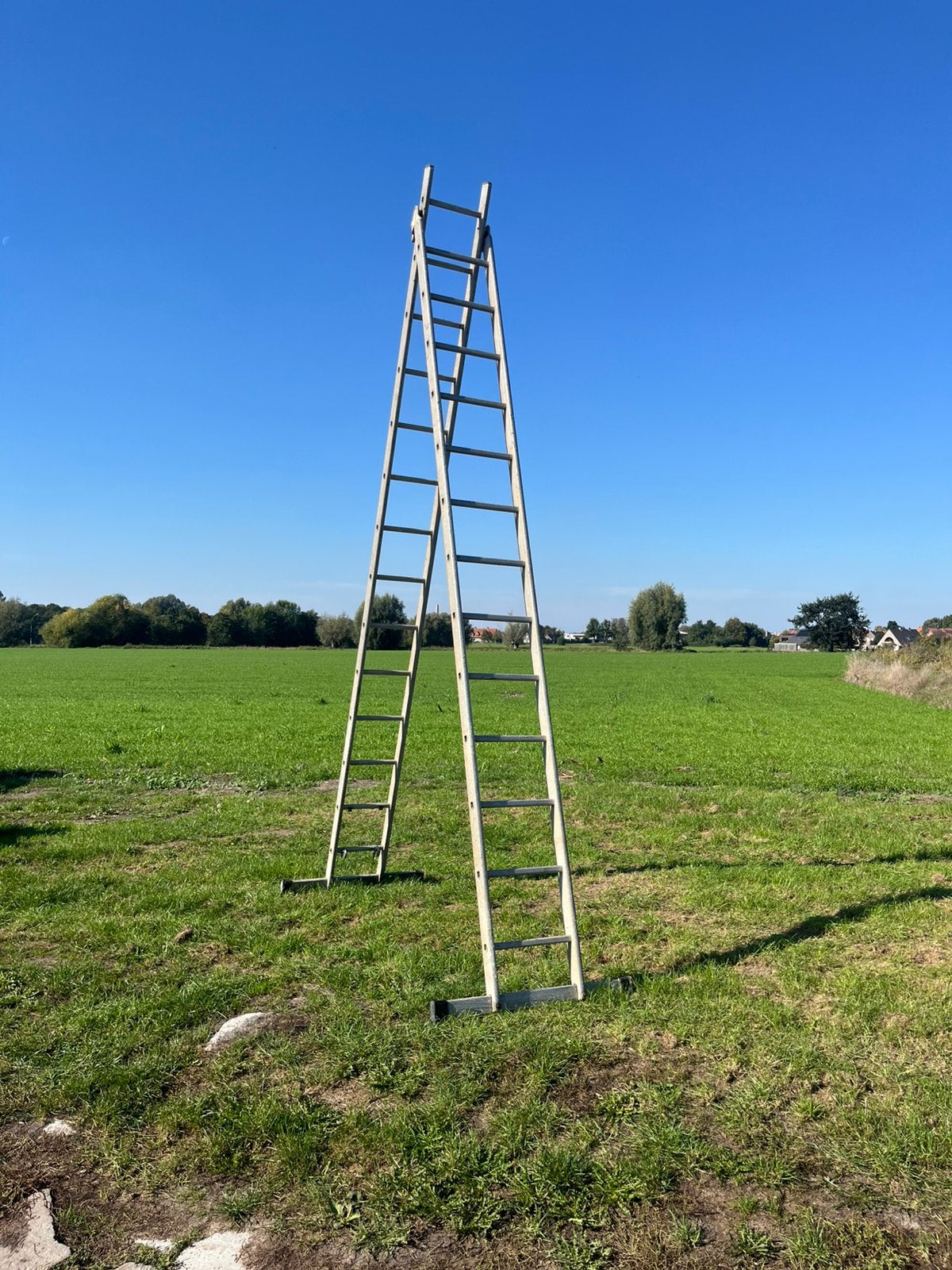 Grote ladder, Ophalen, Zo goed als nieuw, Ladder