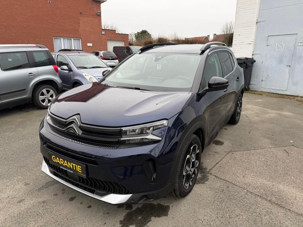 Citroën C5 Aircross Hybrid 136 -DCS6 2024 12000 km, Auto's, Euro 6, 4 cilinders, Blauw, 1198 cc