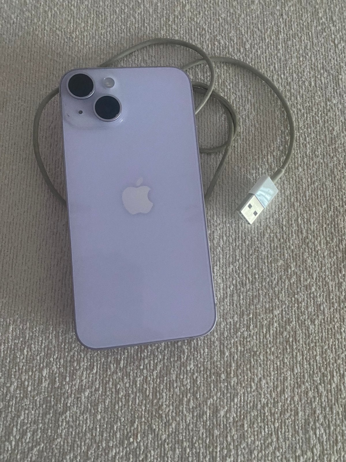 Iphone 14, Telecommunicatie, Ophalen, 128 GB, Paars, Zo goed als nieuw