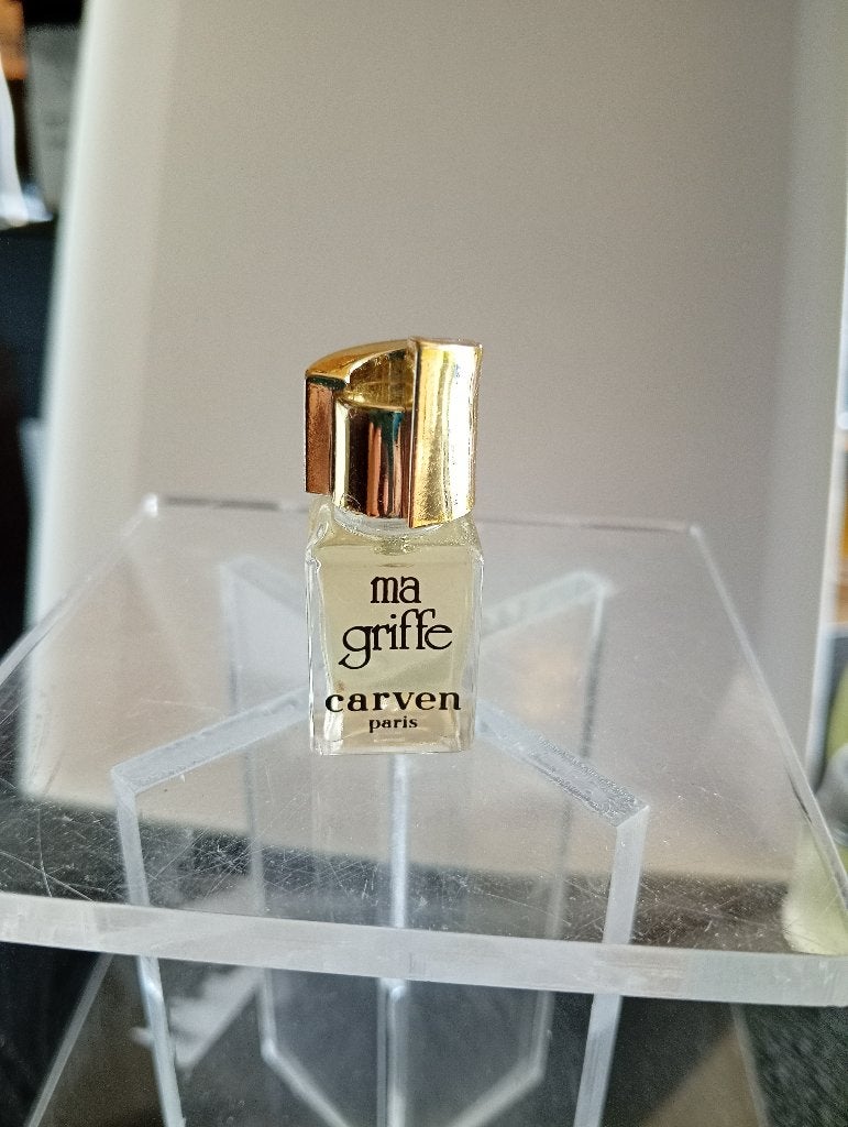 Vintage Miniatuur Parfum –, Verzamelen, Ophalen, Zo goed als nieuw, Miniatuur, Gevuld