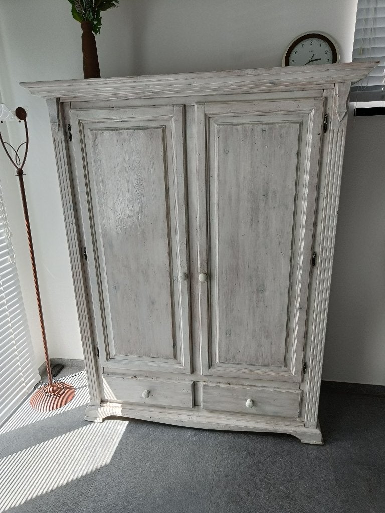 Buffetkast - wit (hout), Ophalen, Gebruikt, 150 tot 200 cm, 25 tot 50 cm