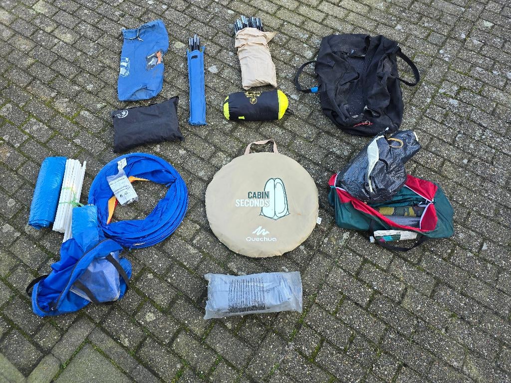 KAMPEERGERIEF - alle tenten   👌  -  rugzakken ️ 🎒, Caravans en Kamperen, Tenten, Ophalen, Gebruikt