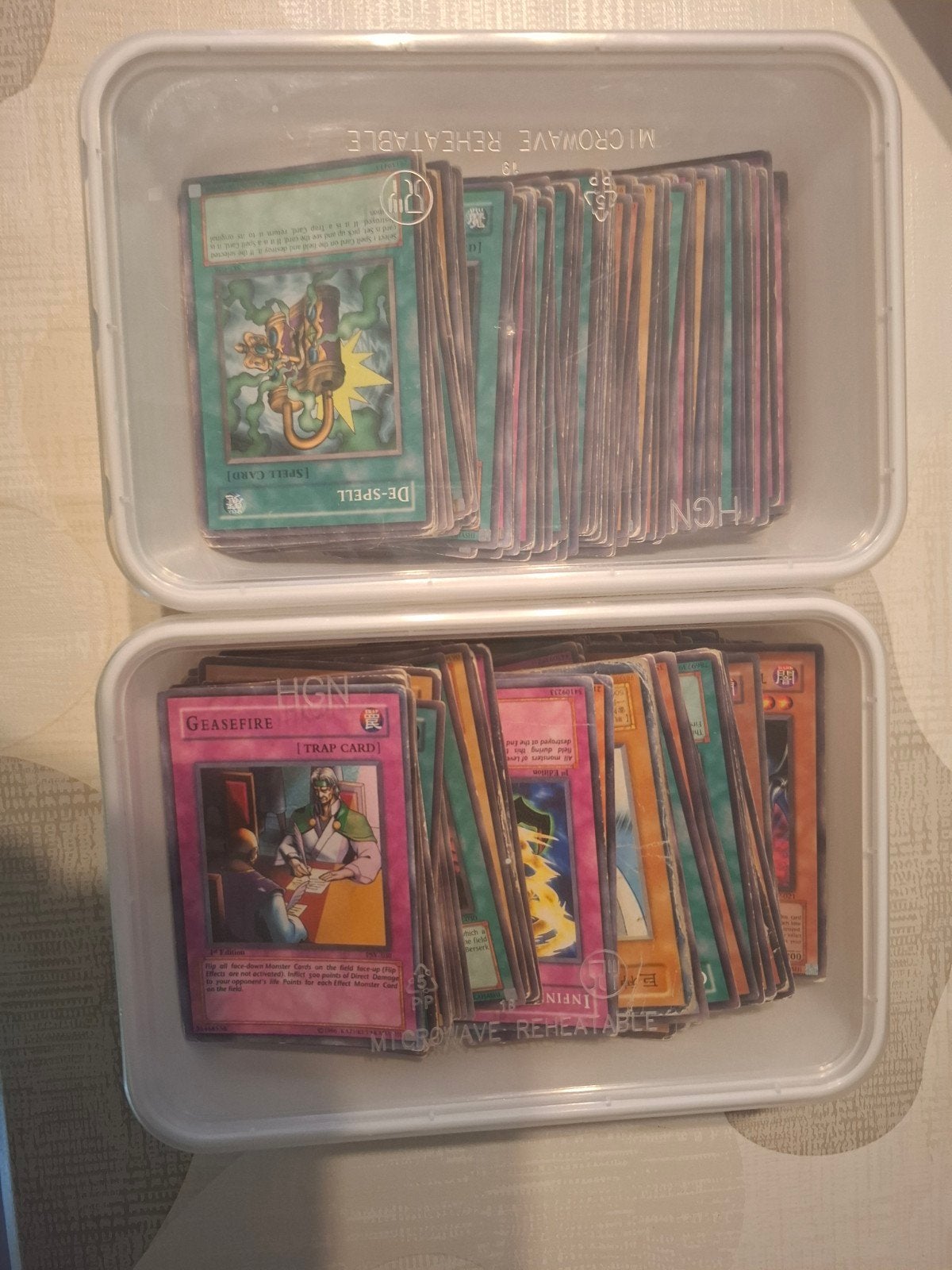 Yu-Gi-Oh bulk 275 kaarten, Ophalen