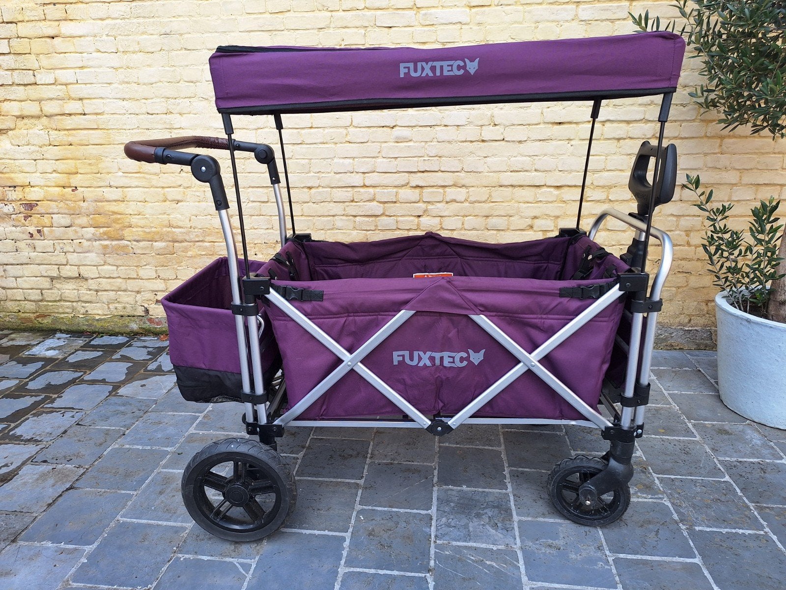 Fuxtec opvouwbare bolderkar, Ophalen