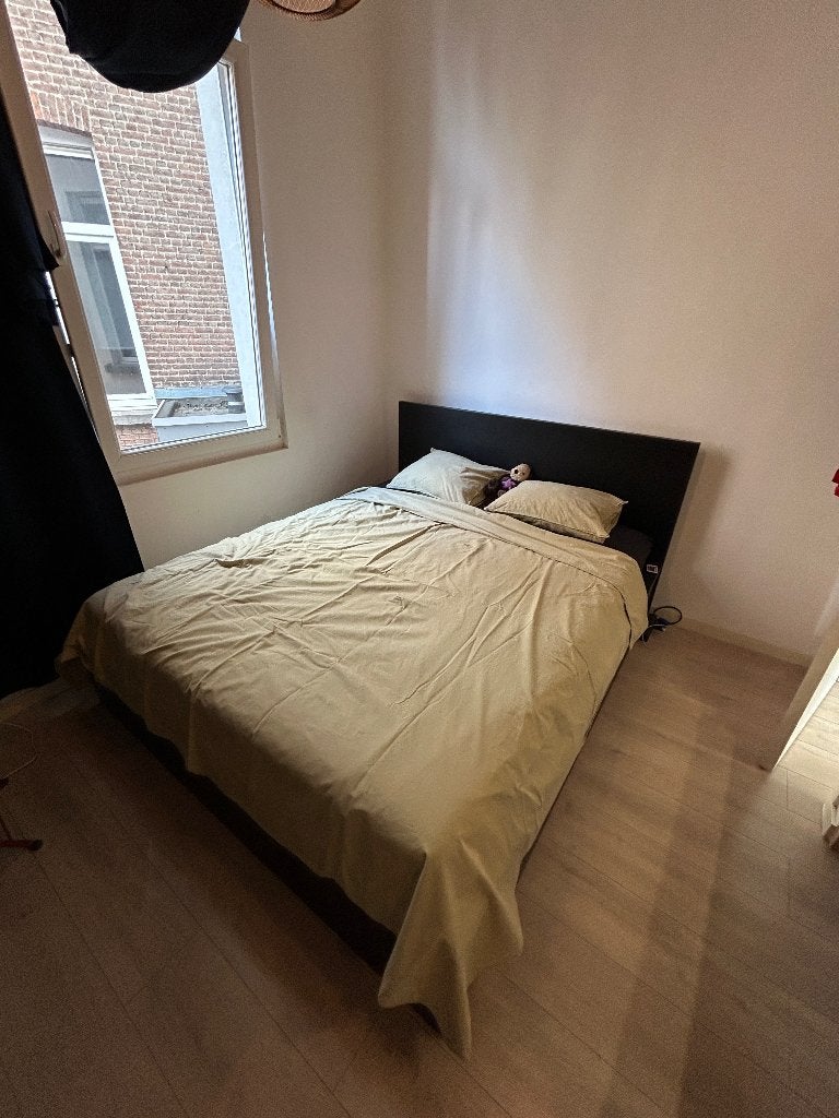 MALM Bed, Ophalen, Bruin, 210 cm, Tweepersoons