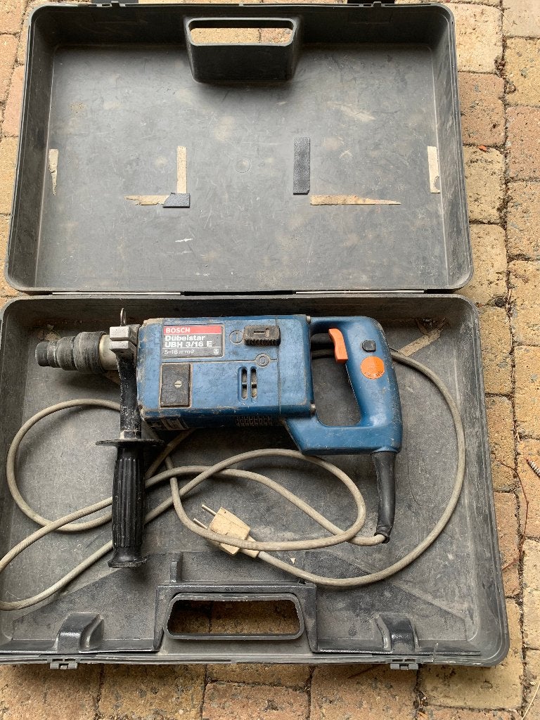 perceuse Bosch SDS, Bricolage & Construction, 400 à 600 watts, Enlèvement ou Envoi, Mécanisme de percussion, Utilisé