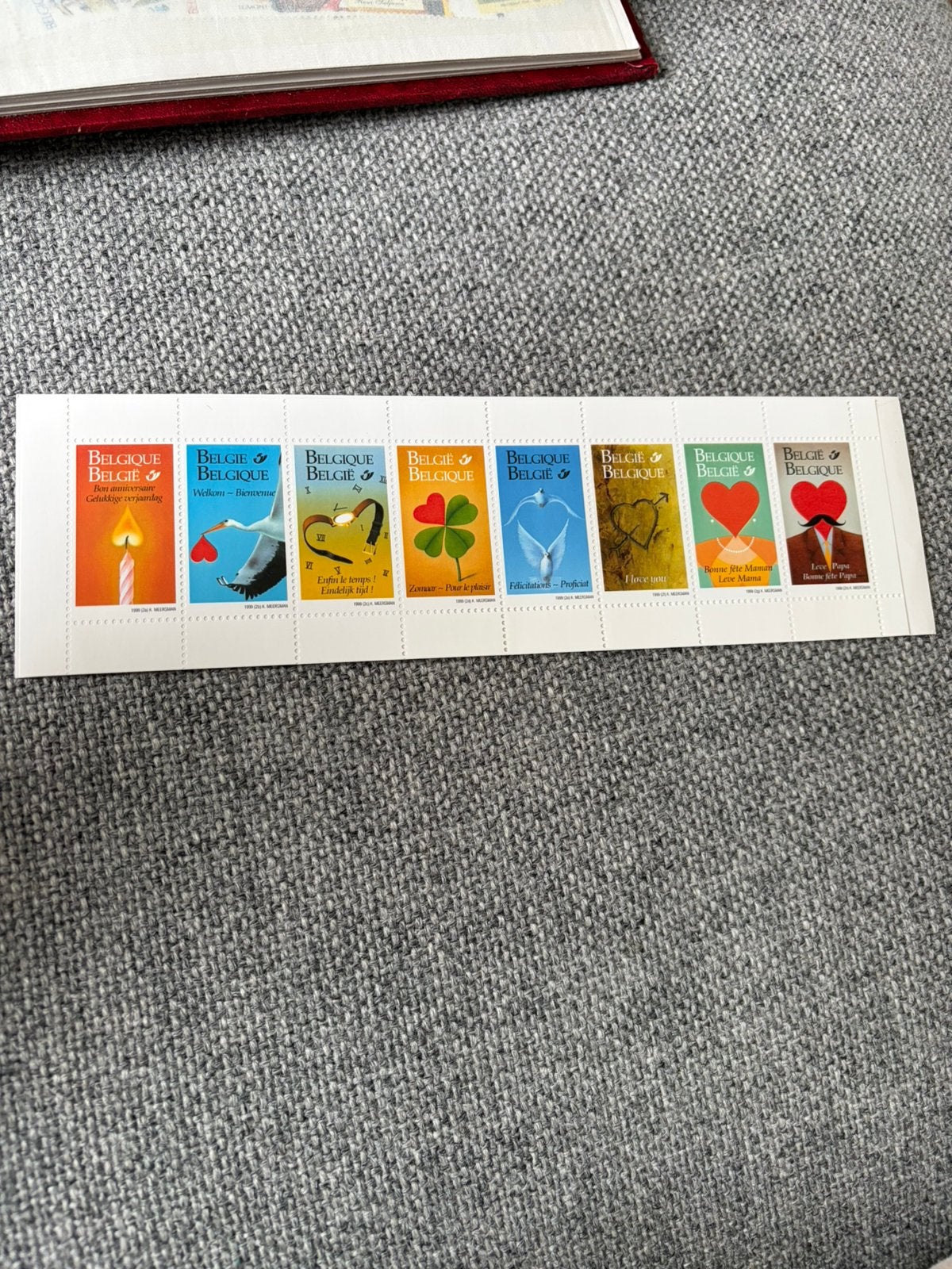 Thème de l'amour, mois de 1999, valeur permanente, Enlèvement ou Envoi
