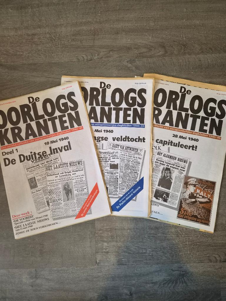 Complete set De Oorlogskranten - WO II, Boeken, Ophalen, Zo goed als nieuw