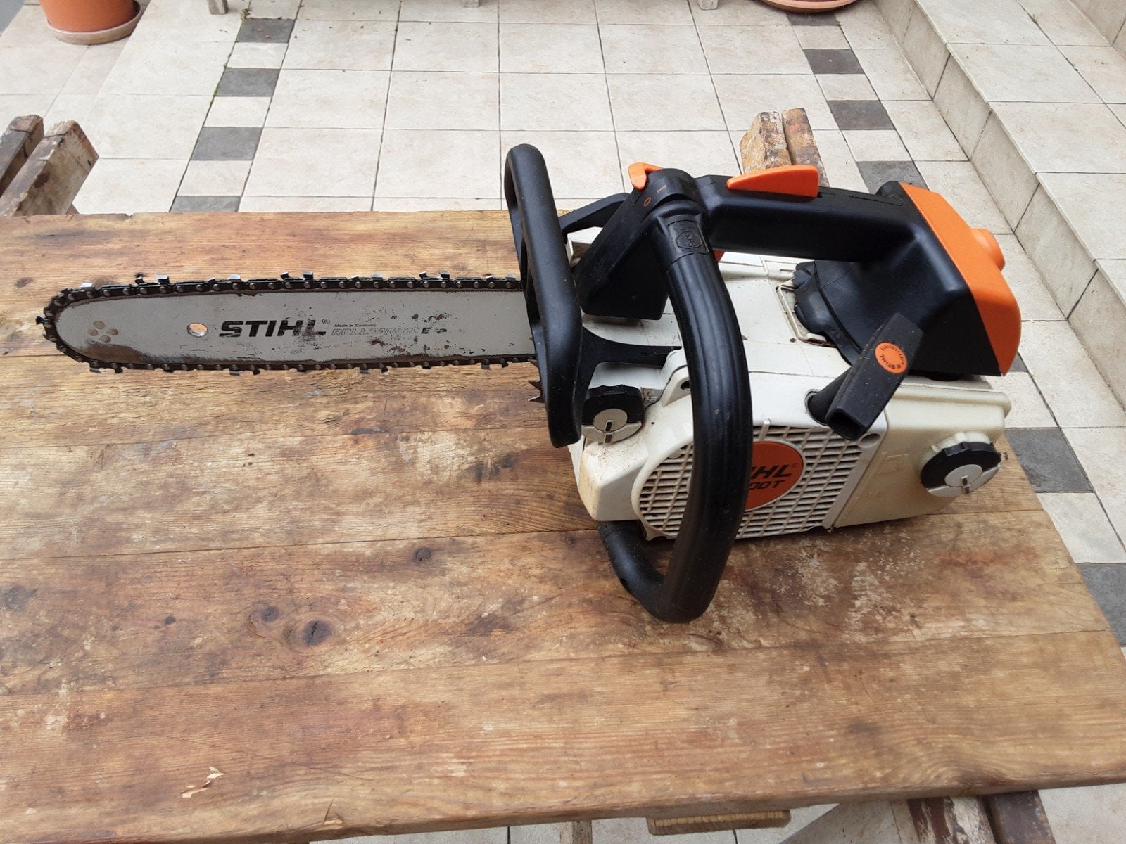 boomzaag ms200, Tuin en Terras, Hand-tuingereedschap, Ophalen, Gebruikt, Overige soorten, Viking / Stihl 200t