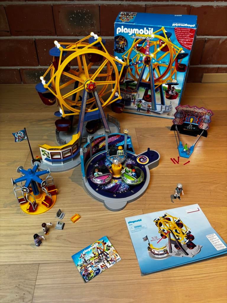 Playmobil kermis met verlichting, Ophalen, Gebruikt