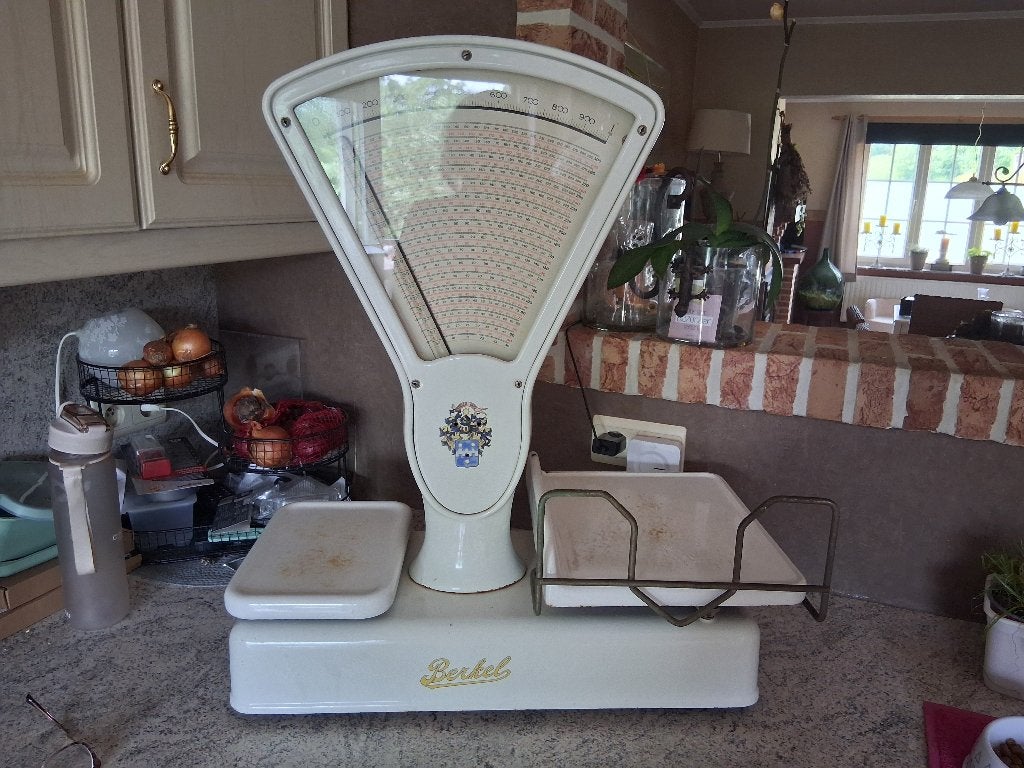 Antique Échelle de Berkel, Moins de 10 kg, Balance de magasin, Analogique, 500 grammes ou plus gros