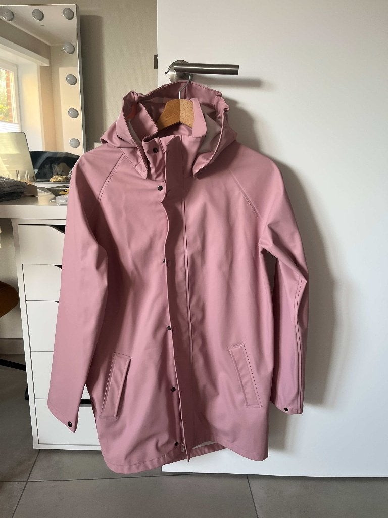 Veste de pluie-Fille-Rose-marque suédoise-Très bon état, Enlèvement, Comme neuf