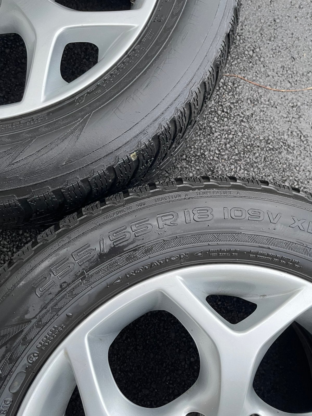 Jantes bmw + pneus hiver, Enlèvement