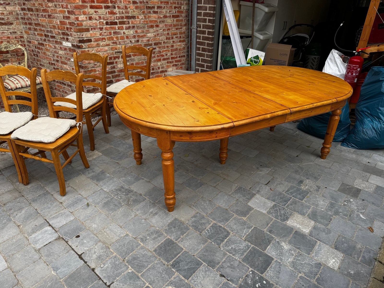 Uitschuifbare eettafel, Antiek en Kunst, Ophalen