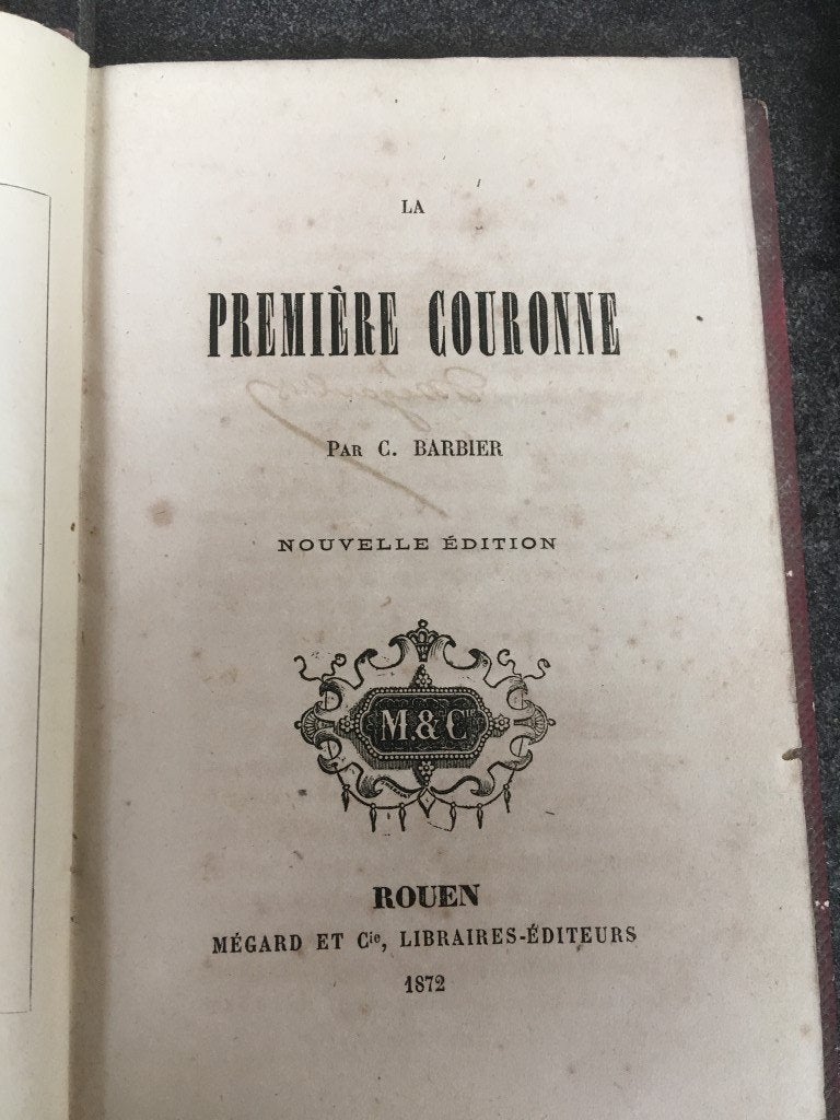 La première couronne - C. Barbier - 1872, Antiquités & Art, Enlèvement ou Envoi