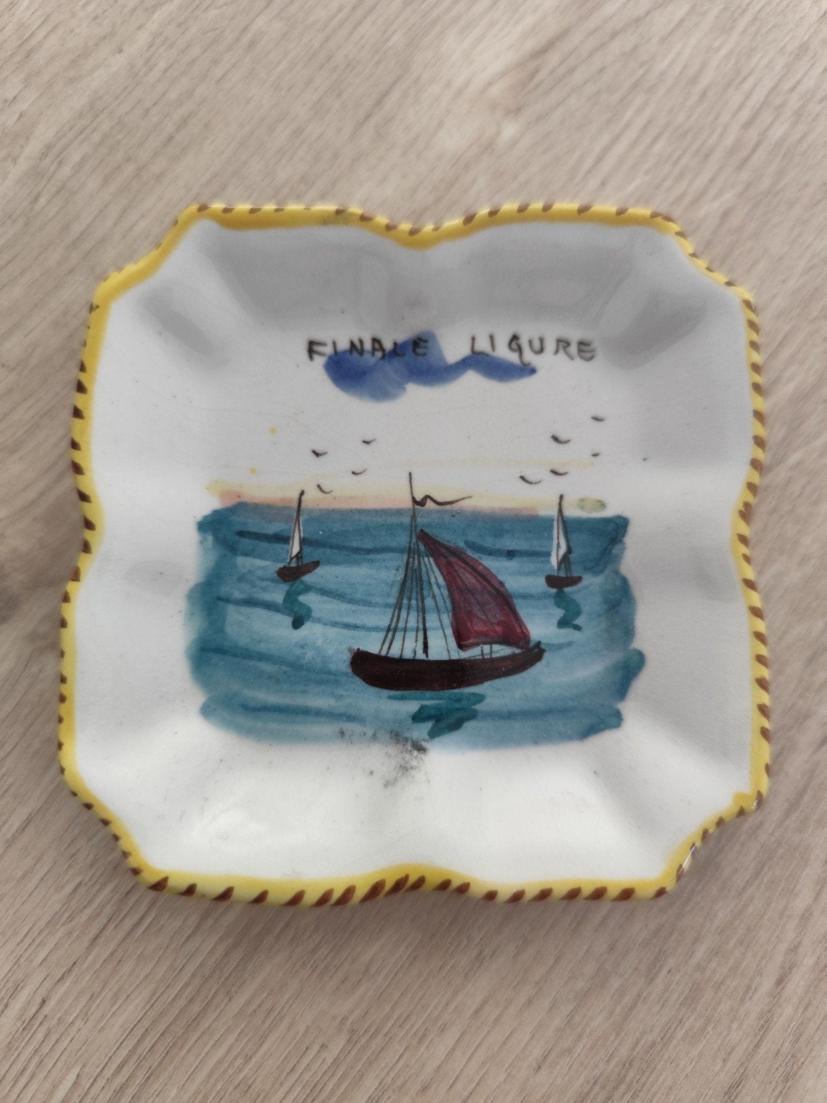 Vide-poche vintage en céramique de Deruta, Enlèvement ou Envoi