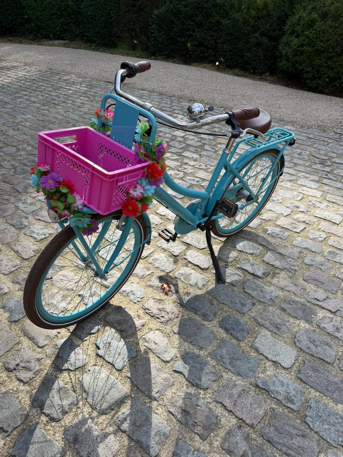 Valetta meisjes fiets blauw 24 inch, Ophalen, Terugtraprem, Handrem, Gebruikt