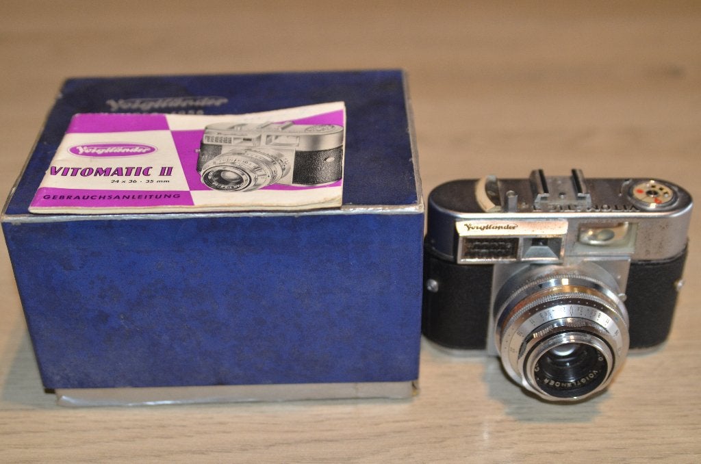 voigtlander vitomatic2 oldtimer, Audio, Tv en Foto, Ophalen of Verzenden, Gebruikt, Compact, Overige Merken