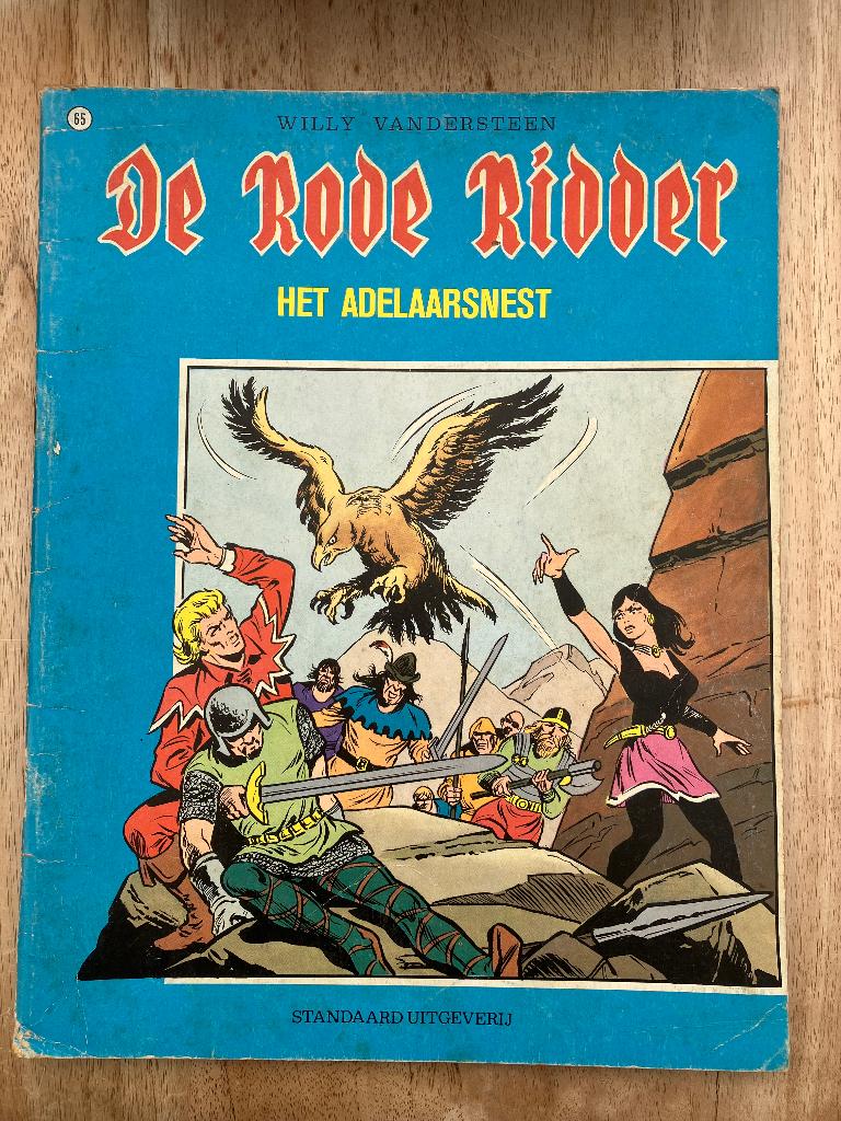 De Rode Ridder - 65 - Het adelaarsnest, Eén stripboek, Ophalen of Verzenden, Gelezen, Willy Vandersteen