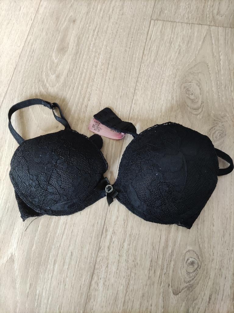 beha Hunkemöller 70B in nieuwstaat, Hunkemöller, Enlèvement ou Envoi, Noir, Soutien-gorge