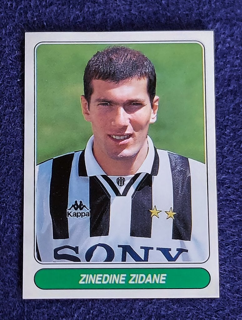 Panini sticker voetbal ' Eur. Football Stars - Z. Zidane ', Ophalen of Verzenden, Nieuw, Sticker