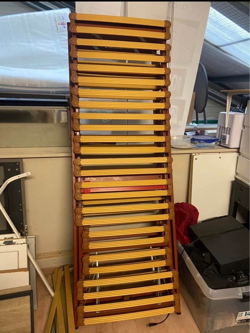 Ensemble de sommiers pour lit 140x200, Ophalen, Zo goed als nieuw, Bedbodem