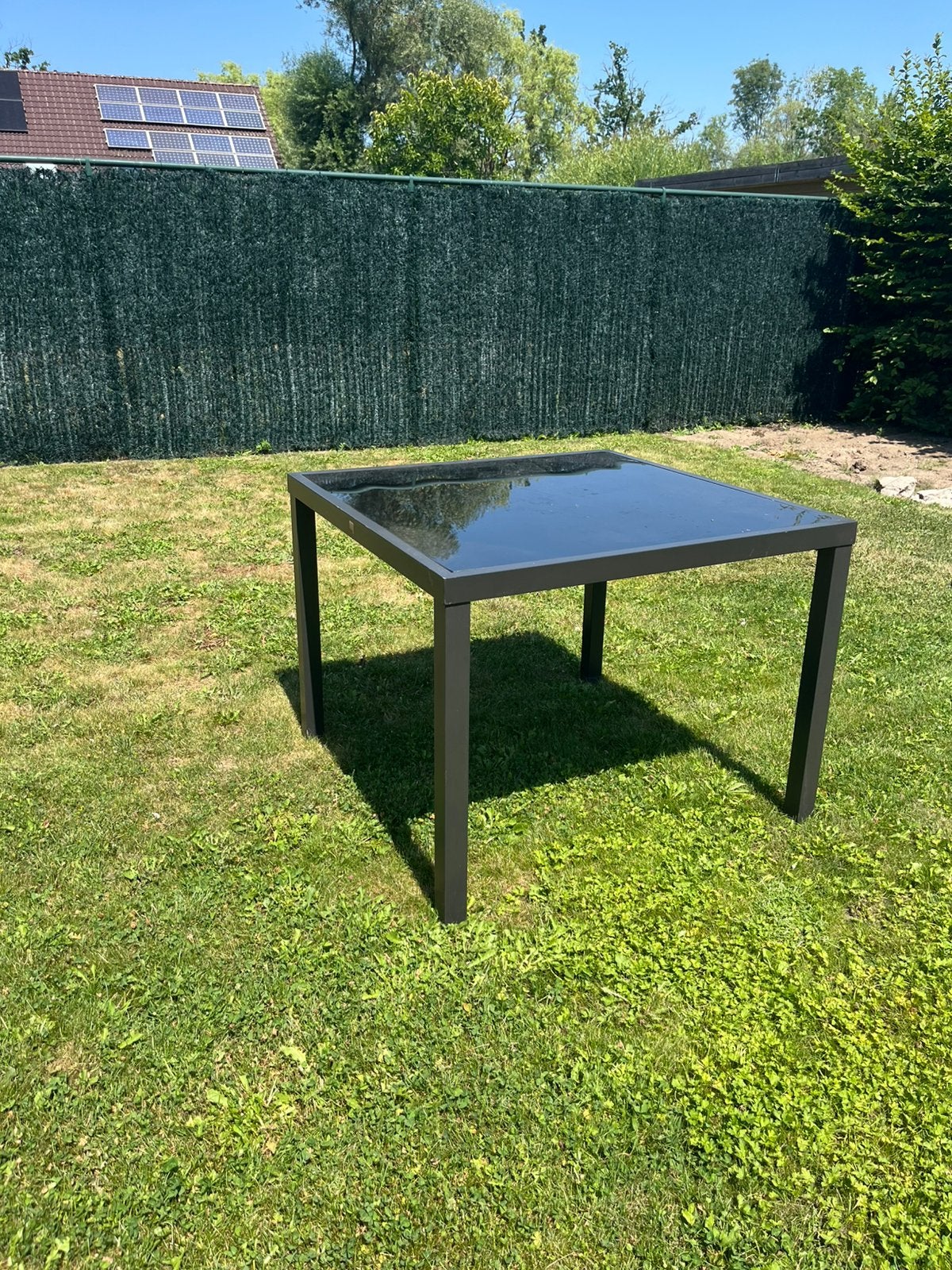 Tuintafel, Tuin en Terras, Tuintafels, Ophalen, Zo goed als nieuw, Aluminium