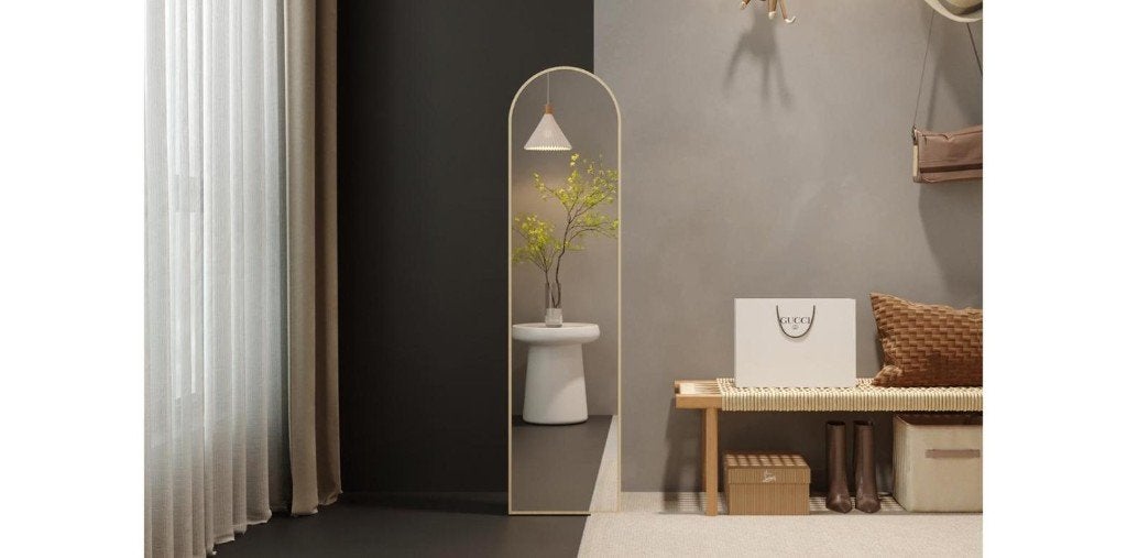 Spiegel Rosalie 160x40 oude eik - nieuw, Huis en Inrichting, Verzenden, Nieuw