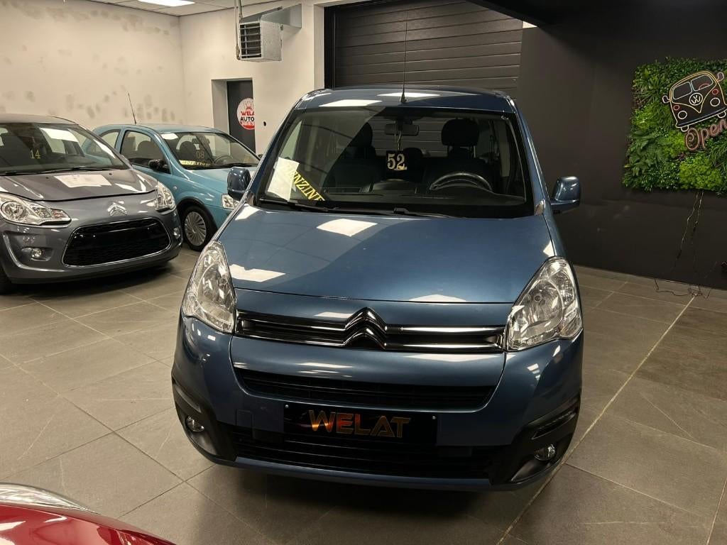 CİTROEN BERLİNGO 2018 1.6 LITER BENZİNE/CARPLAY/NAVIGATON, Auto's, Citroën, Bluetooth, Euro 6, 120 kW, Blauw
