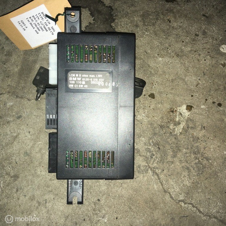 BMW E39,  5-serie  LCM  lichtmodule Lichtcomputer, Gebruikt, Ophalen of Verzenden, BMW