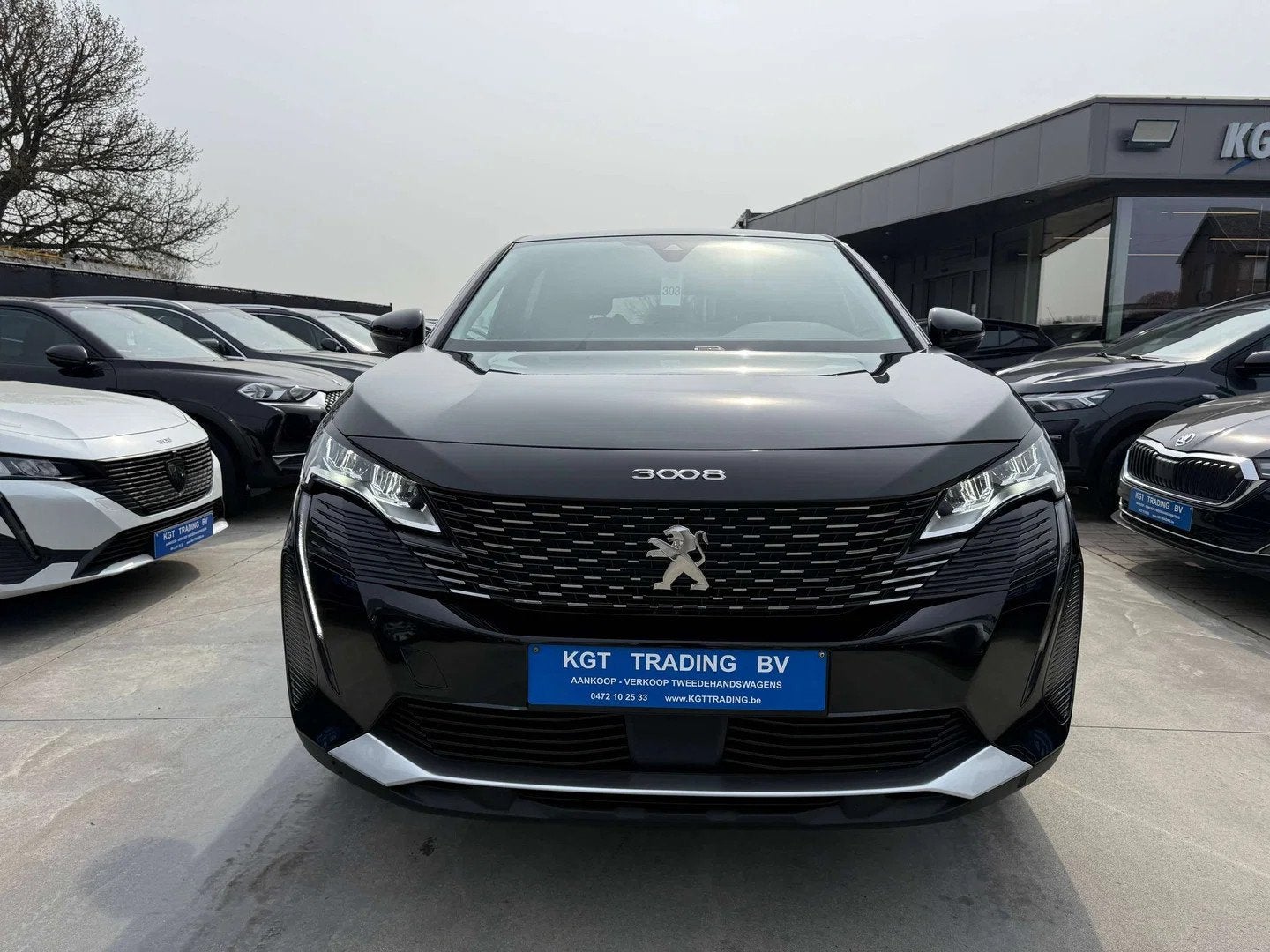 Peugeot 3008 1.2i FACELIFT NAVIGATIE FULL LED ZWART LEDER CA, Cuir, Achat, Euro 6, Entreprise