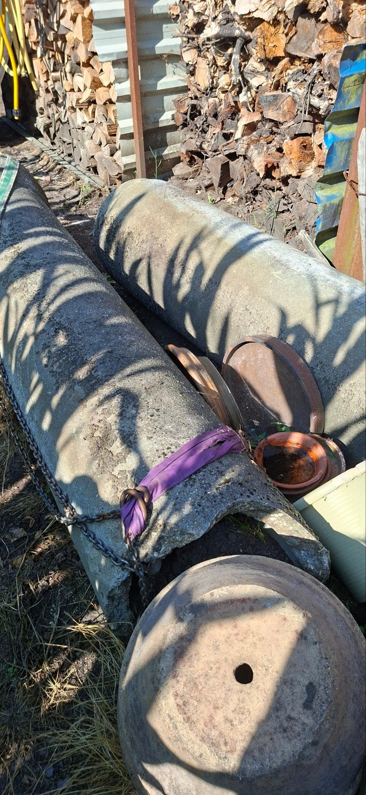 beton buizen binnendiameter 40 cm lengte 2.40 1.80 lang, Ophalen