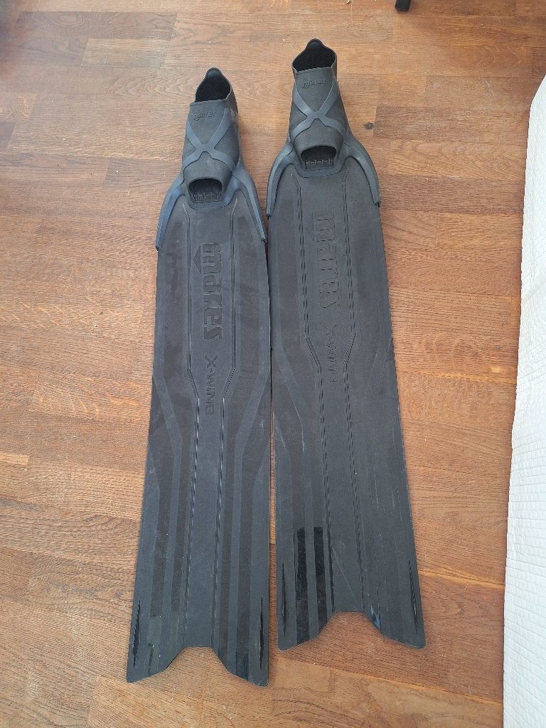 Palmes d'apnée T38-39 Mares X-wing, Watersport en Boten, Ophalen, Gebruikt, Overige