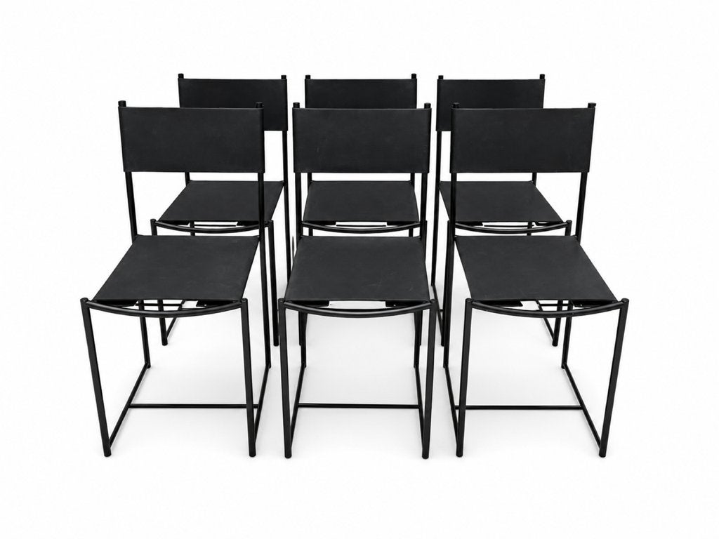 Design stoelen eetkamer Elias Italy, Ophalen, Gebruikt, Zwart, Posmodern