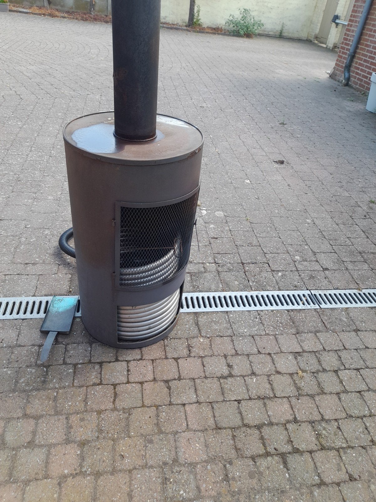 zwembad/ hottub verwarmer (op hout), Tuin en Terras, Ophalen, Gebruikt