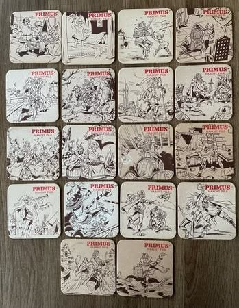 Oude bierviltjes - PRIMUS HAACHT PILS 2, Ophalen of Verzenden, Gebruikt, Viltje(s)