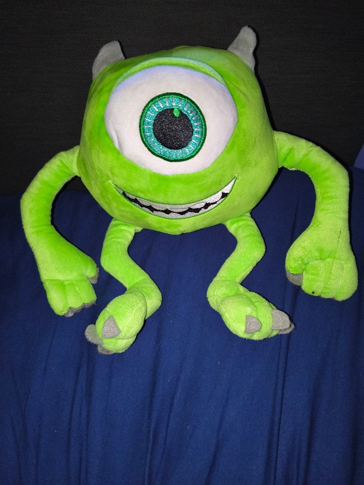 Official Disney Pixar Monster inc plushie +-30cm, Groen, Disney, Ophalen of Verzenden, Zo goed als nieuw