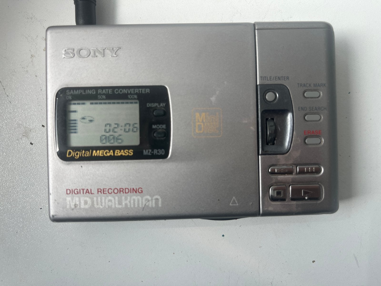 Minidisc Walkman Sony MZ-R30 - Enregistreur / Lecteur, Enlèvement ou Envoi, Enregistreur MiniDisc