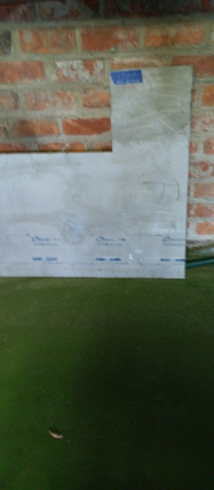Plaque en acier inoxydable de 5 mm d'épaisseur, Bricolage & Construction, Quincaillerie & Fixations, Enlèvement