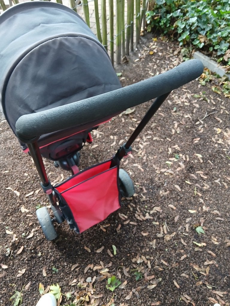 Duwfietsje peuter, Ophalen, Gebruikt, Duwstang