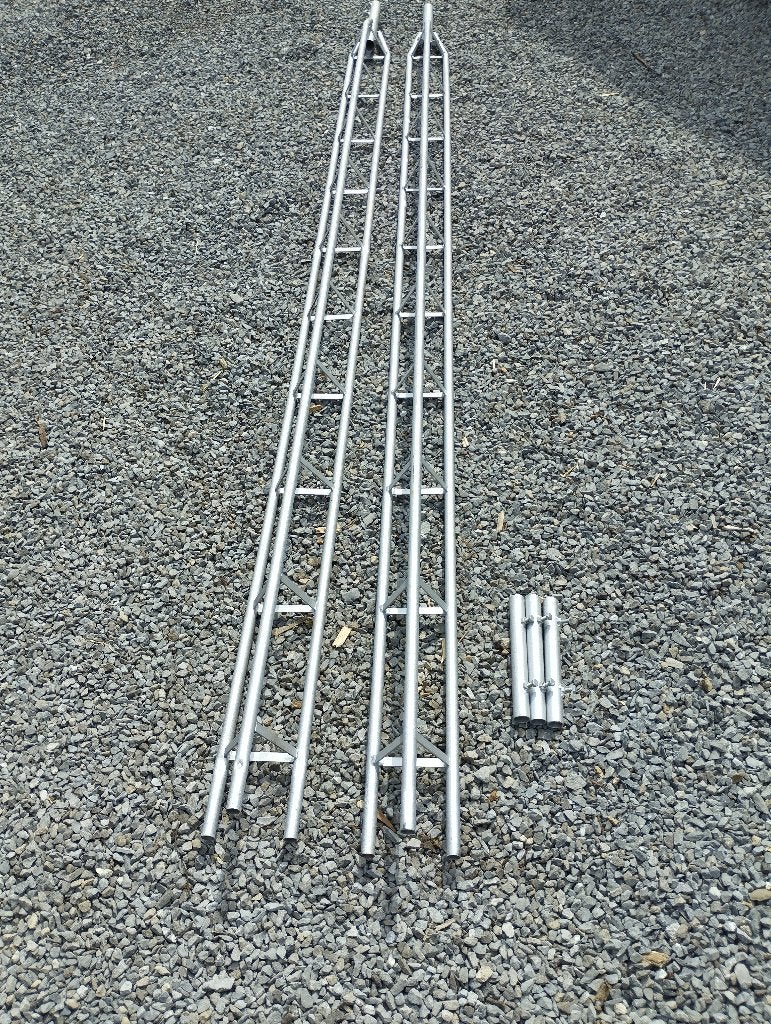 Antenne mastje driehoek 2x3mtr, Telecommunicatie, Ophalen, Gebruikt, Mast