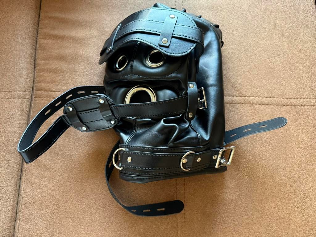 Sexy Kinky Fetish BDSM Masker met 5 cm mondgag, Envoi, Neuf