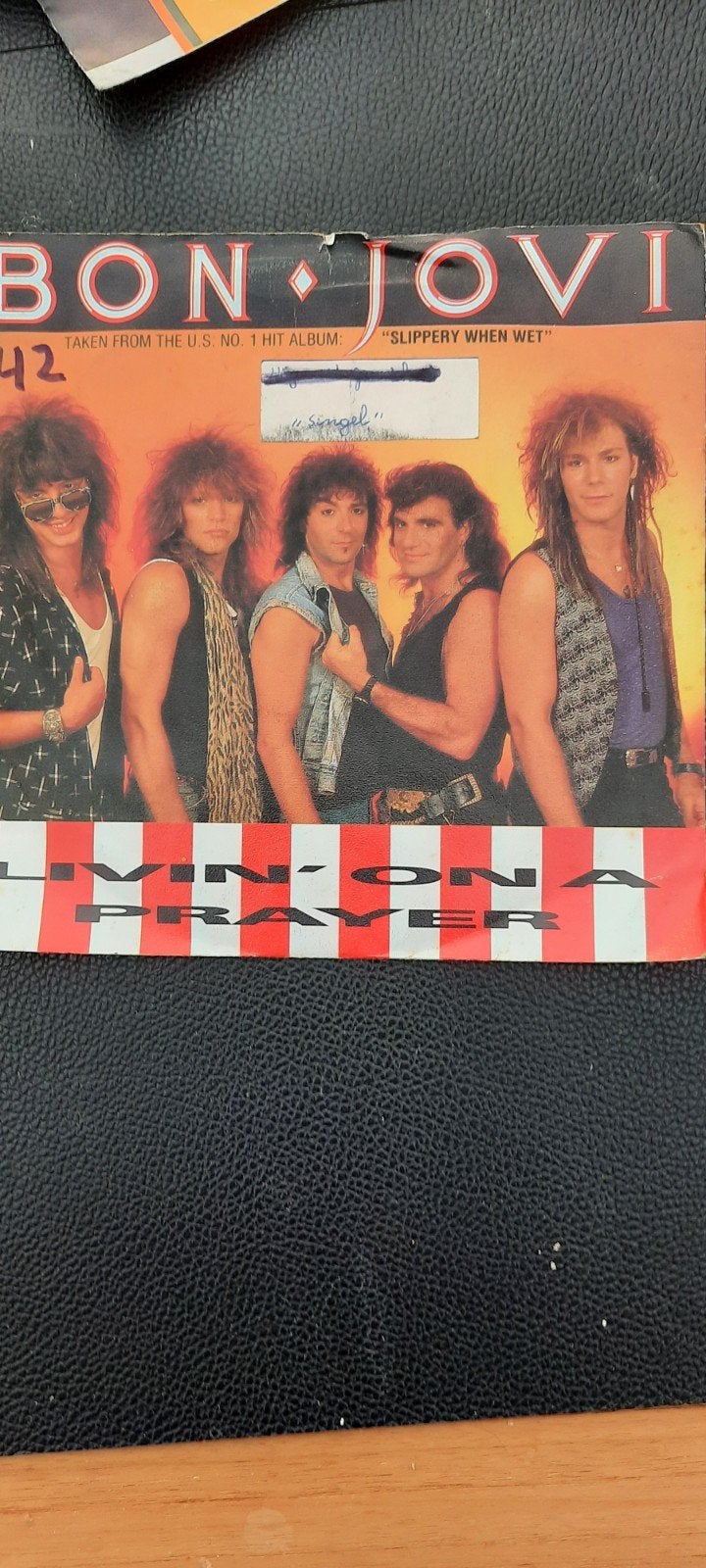 Bon jovi 45 t vinyl, Ophalen of Verzenden