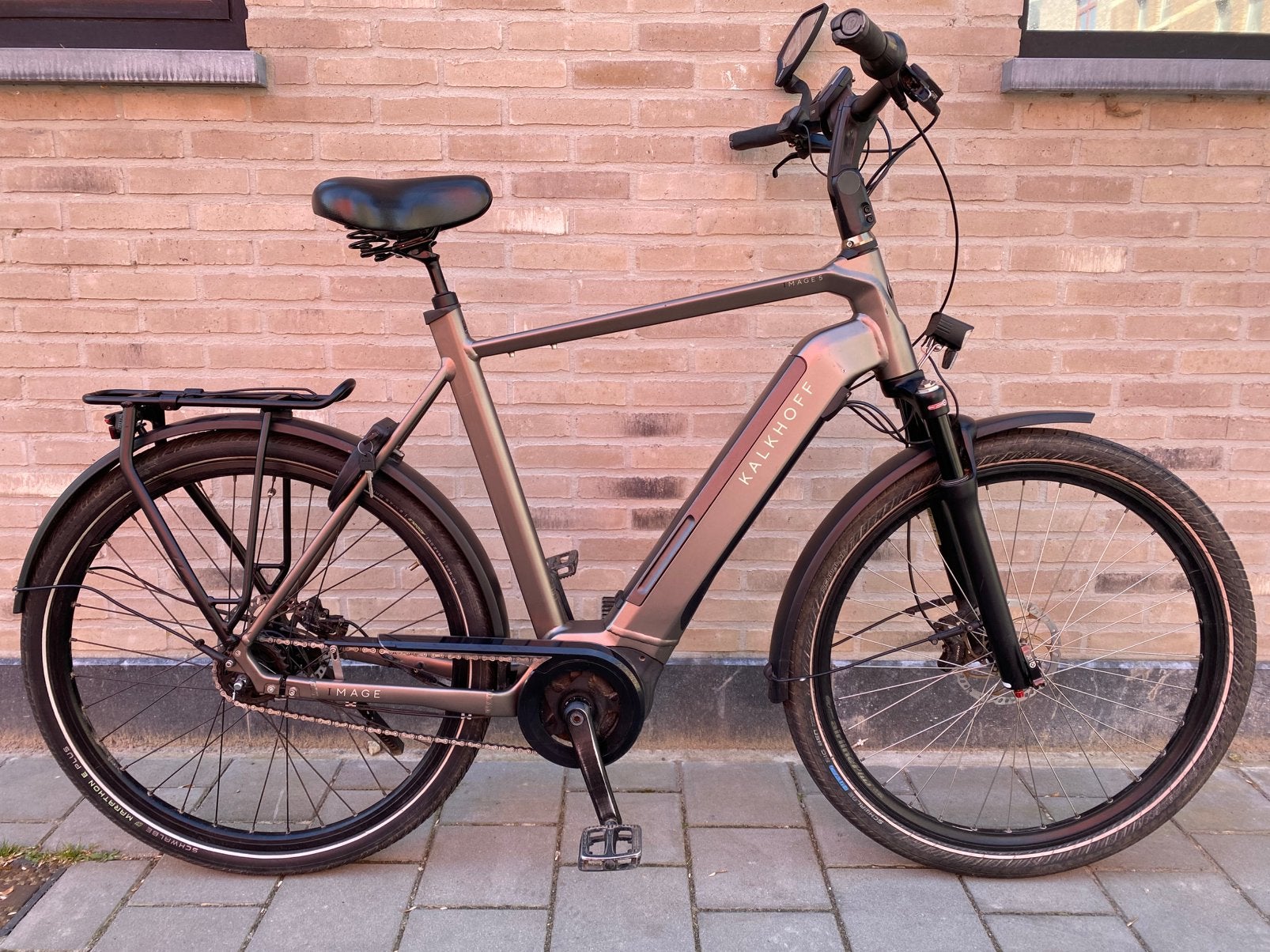 Vélo Vélo électrique Kalkhoff XL velo de ville Terk, Vélos & Vélomoteurs, Batavus, 50 km par batterie ou plus, Comme neuf, 59 cm ou plus